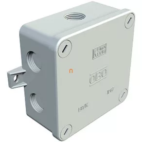   Cutie de derivație pentru cabluri Obo cu 3 garnituri de etanșare, gri deschis 94x94x45 2001934