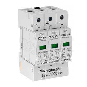   Obo SurgeController V20 tripolar, sistem solar, 1000 V CC 5094608