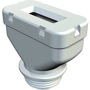 Clemă pentru cabluri plate, gri piatră M25 2013009