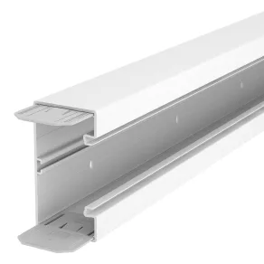   Jgheab de parapet Obo cu perforații în partea inferioară, alb ca zăpada, 70x130x2000 6274500