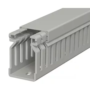   Canal de organizare a cablurilor Obo, gri piatră 40x25x2000 6178010
