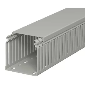   Canal de organizare a cablurilor Obo, gri piatră 75x75x2000 6178326
