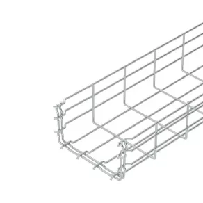   Obo GRM rácsos kábeltálca 105x200x3000, galvanikusan horganyzott, EN ISO 19598 / EN ISO 4042, cink 6002406