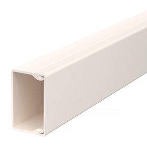   Conductă Obo pentru perete și tavan cu perforație inferioară, alb crem 25x40x2000 6026451