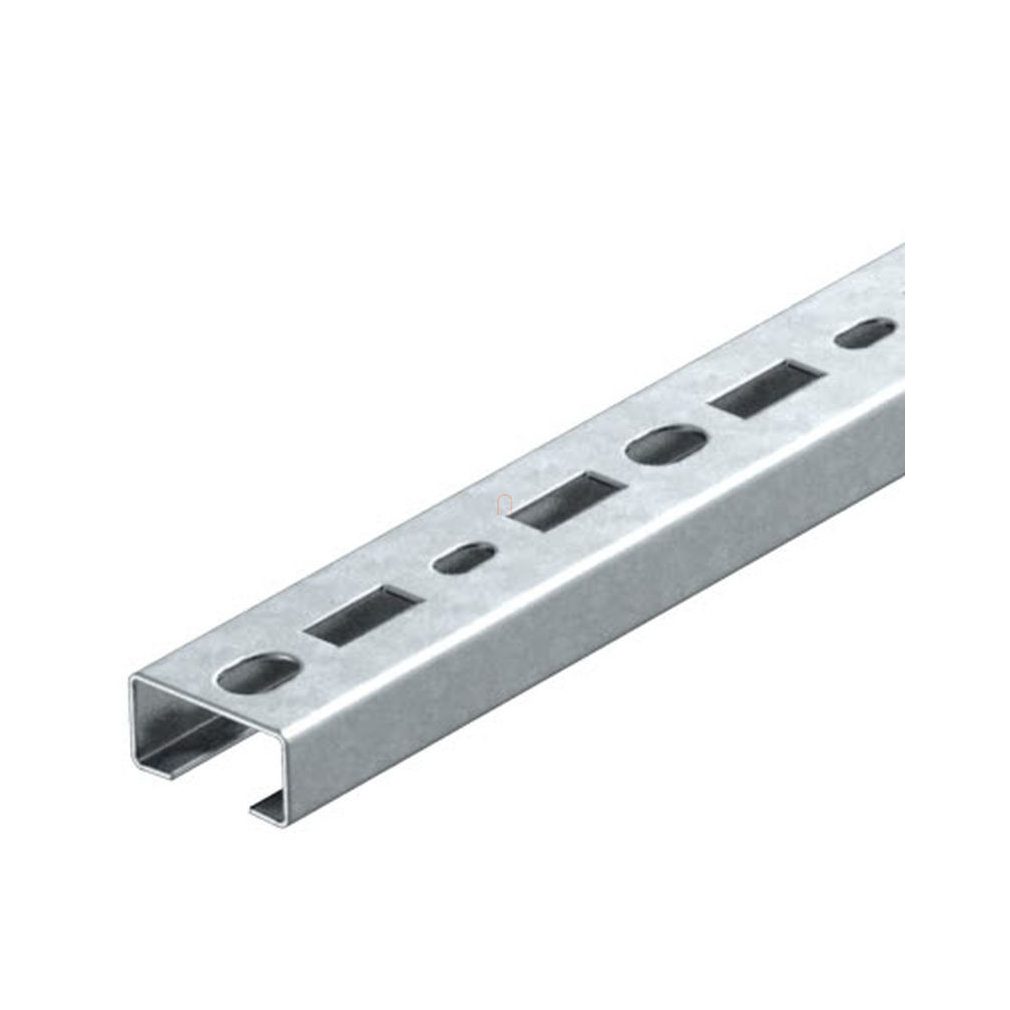 OBO CMS3518P2000FS profil perforat, lățime 17 mm, 2000x35x18 mm, zincat cu bandă DIN EN 10346, 1104454
