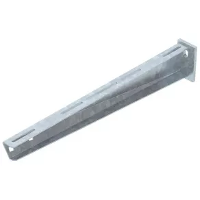   Consolă de perete și stâlp Obo cu placă de capăt sudată, zinc B510mm 6419798
