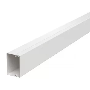   Canal de organizare a cablurilor Obo cu perforații în partea inferioară, alb ca zăpada, 40x60x2000 6248519