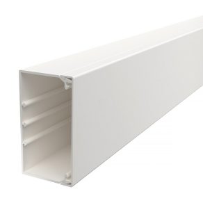   Conductă Obo pentru perete și tavan cu perforație inferioară, alb zăpadă 60x110x2000 6191215