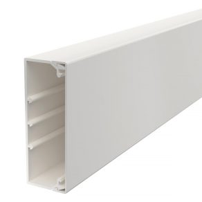   Conductă Obo pentru perete și tavan cu perforație inferioară, alb zăpadă 40x110x2000 6191150