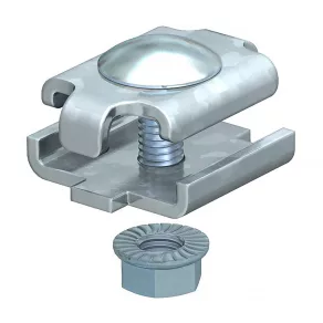   Conector Obo pentru jgheaburi de cabluri cu grilaj, zincat 6016596