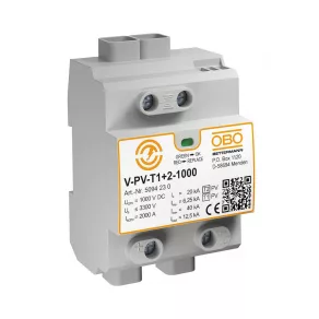   Obo CombiController V-PV pentru sisteme fotovoltaice cu conexiune în Y, gri, 1000 V c.c. 5094230