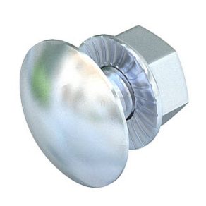 Șurub hemisferic Obo cu cap combinat, zinc M6x20 6406181