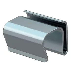   Clemă de fixare Obo pentru capacul jgheabului de cabluri accesibil, zincată, 18x22x17, 6049280
