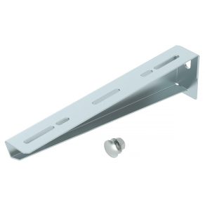   Suport de perete și coloană Obo cu șurub de fixare M10x25, zinc B310mm 6424740
