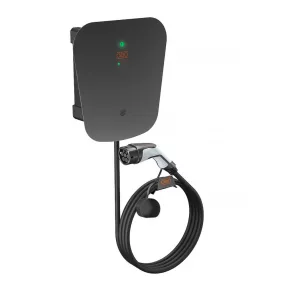   Stație de încărcare electrică Obo Wallbox cu protecție împotriva supratensiunii Key Protect, negru 370x340x136 6570026