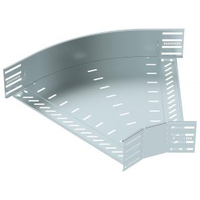   Obo 45° colțar pentru jgheab de cabluri, orizontal, zinc 110x500 6036308