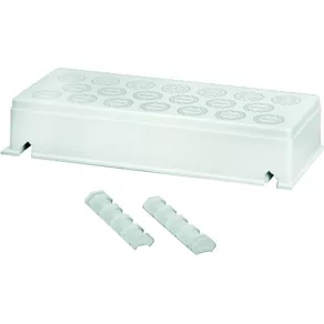   Hensel FP FM 225 Capac de închidere (270 mm), cu decupaje, cu 2 elemente de legătură între dulapuri 68000069