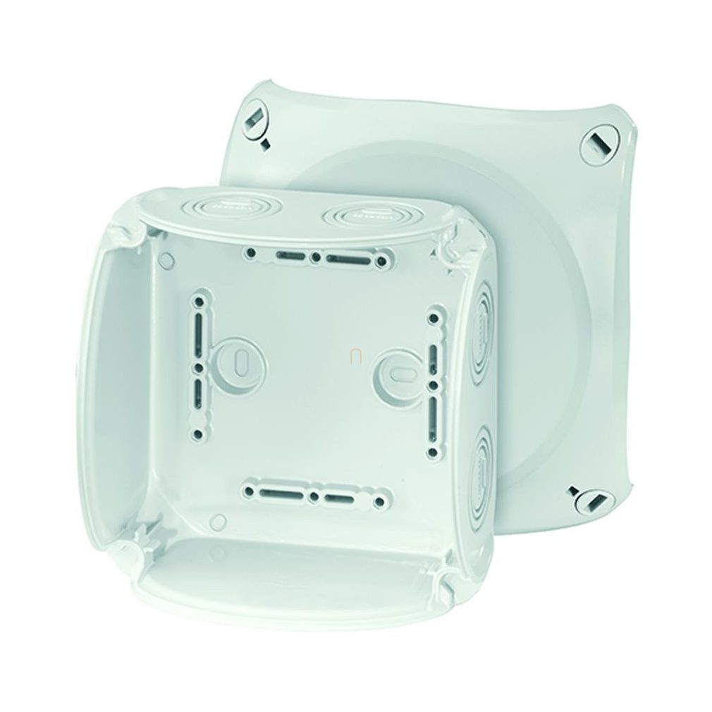 Hensel KF 0600 G kábelösszekötő doboz kapcsok nélkül, 130x130x77mm IP66 szürke, időjárásálló