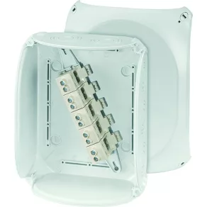   Hensel KF 2525 G Cutie de joncțiune cu cleme, 205x255x112 mm, IP66, negru, rezistentă la intemperii