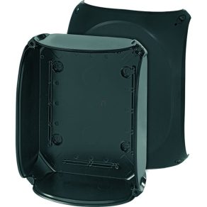   Cutie de conexiuni cabluri Hensel KF 2500 C fără terminale, 205x255x112mm IP66 negru, rezistentă la intemperii