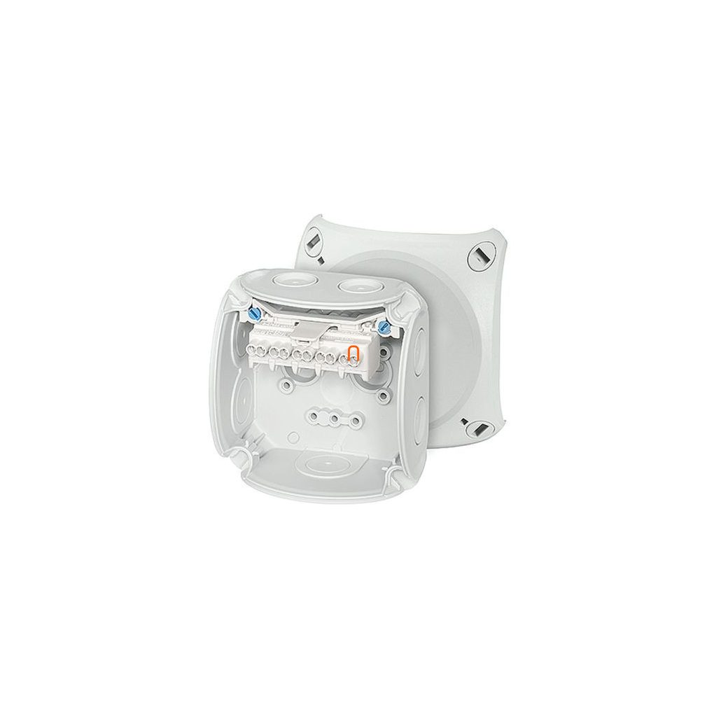 Hensel HBT DK 0202 GZ cutie de conectare cabluri cu cleme 93x93x62mm gri