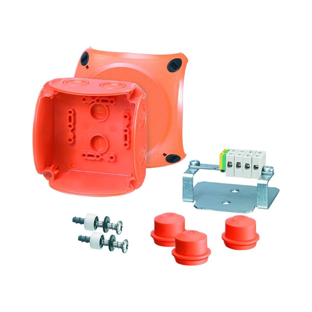 Hensel FK 0402 cutie de conectare cabluri 104x104x70mm E90 rezistență la foc 62000180