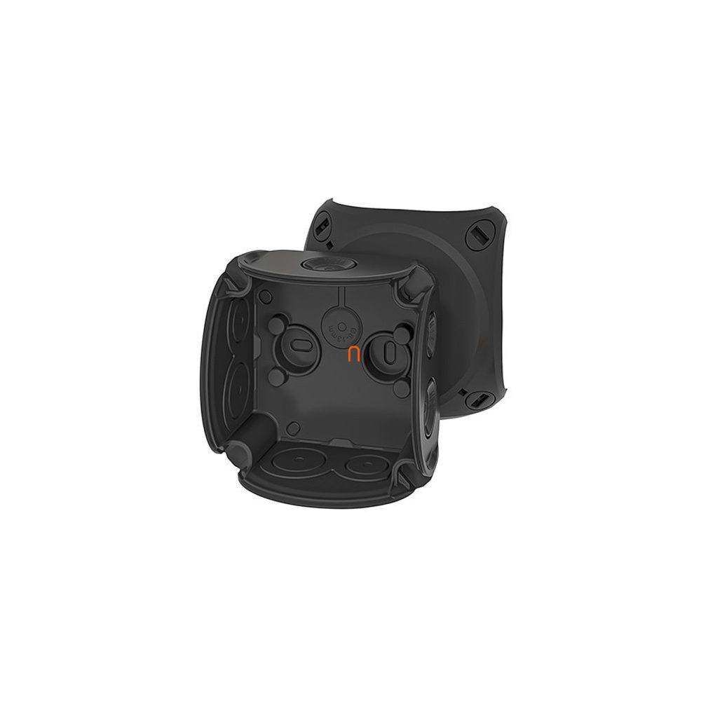 Hensel EnyCase DK 0100 BZ cutie de conectare cabluri 84x84x55mm negru