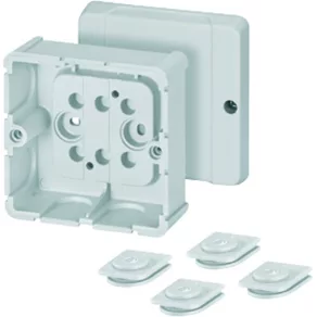   Cutie de joncțiune Hensel DP 9020, pentru montarea canalelor și a tuburilor de protecție, 88x88x49 mm 600037