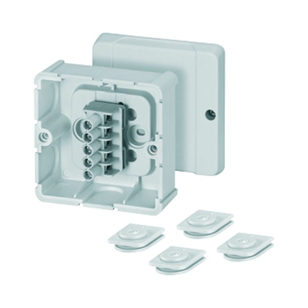 Hensel DP 9025 cutie de conectare pentru cabluri, canale și tuburi de protecție, 88x88x49mm 600038