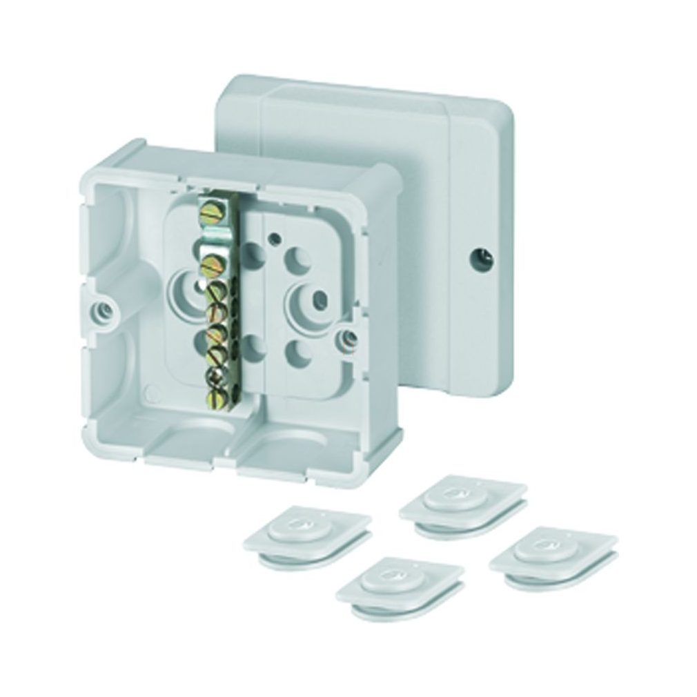 Hensel DP 9026 cutie de conectare pentru egalizarea potențialului IP54 gri, 88x88x49mm 6000039