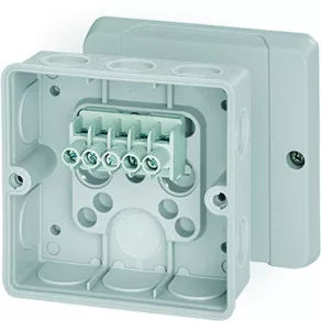   Hensel DE 9345 kábelösszekötő doboz membrános, kapcsokkal, 98x98x55mm 6000272