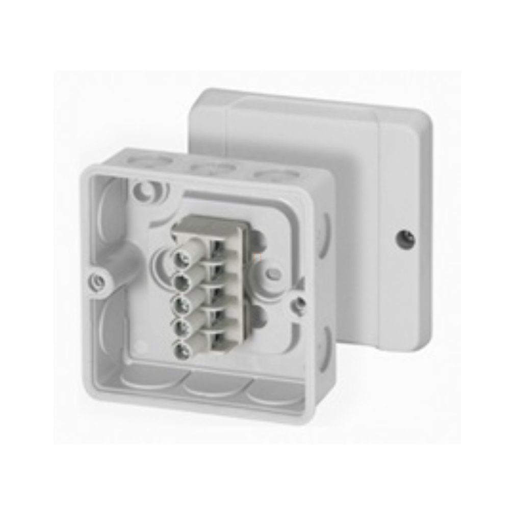 Hensel DE 9325 Z cutie de conectare cabluri cu membrană, cu cleme, 88x88x50mm 6000661