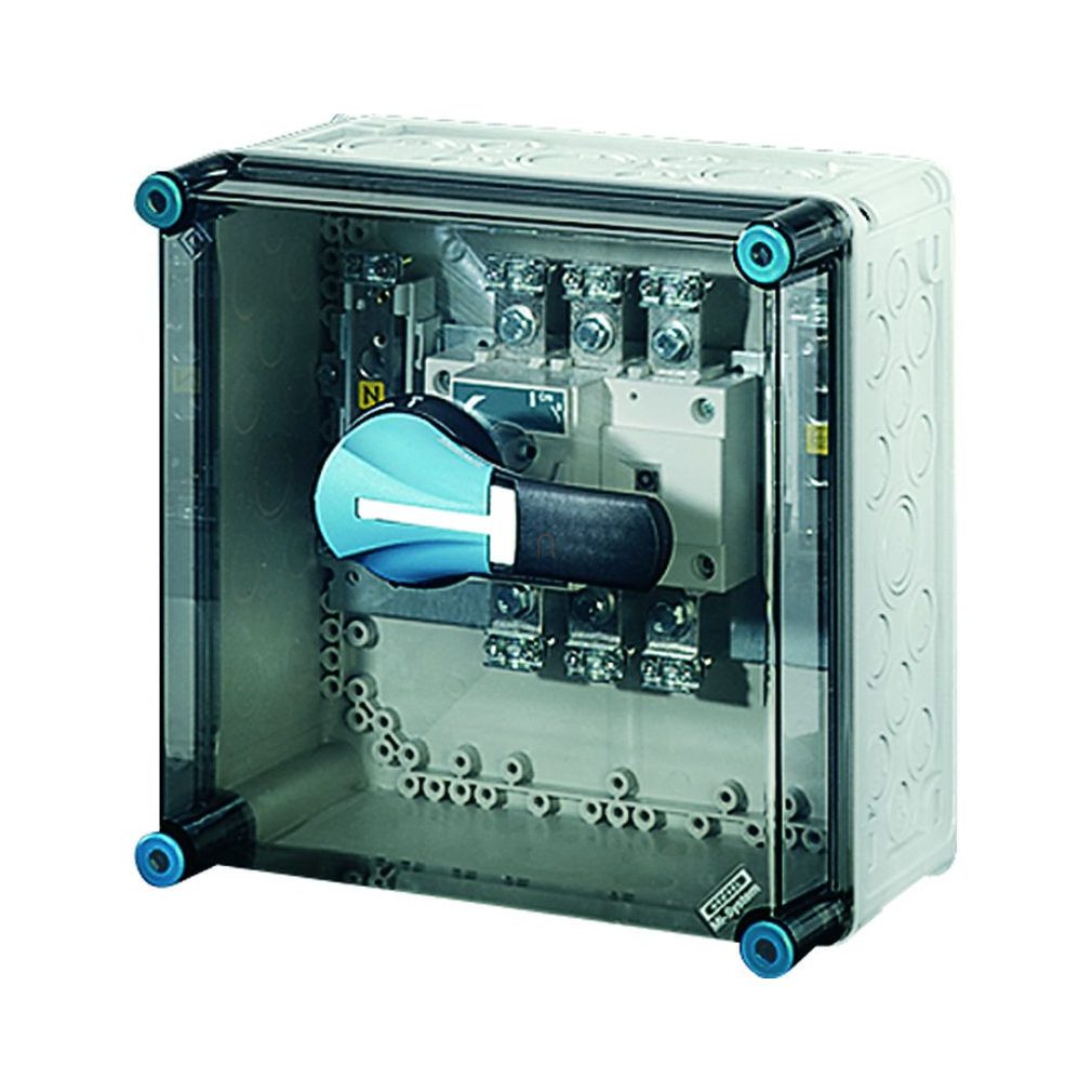 Hensel Mi-7256 Terheléskapcsolós szekrény 3p+PE+N 6-70mm2 300x300x239 mm