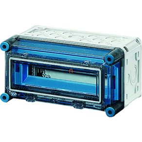   Cutie de distribuție mică Hensel Mi 1111, 12 module, 1 rând, cu capac cu fixare rapidă IP65