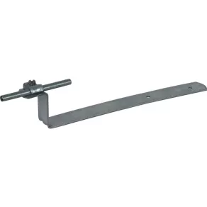   DEHN Suport pentru conductoare de acoperiș pentru țiglă, pentru DEHNQUICK St/tZn Rd 6-10 mm, lungime 260 mm, cu placă de sprijin 202040 DLH DQ 6.10 H55 L260 STTZN