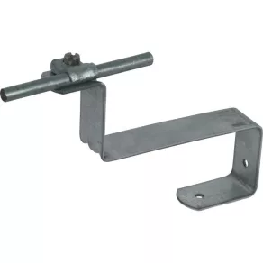   DEHN 202050 Suport pentru conductă de acoperiș DEHNQUICK St/tZn Rd pentru 6-10 mm, L 115 mm, cu placă de sprijin îndoită înapoi DLH DQ 6.10 H55 L115 WS STTZN
