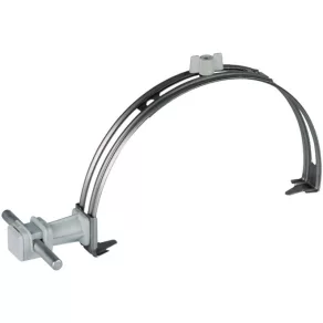   DEHN 204129 Suport reglabil pentru conductoare de acoperiș cu NIRO DEHNsnap, H 36 mm, plastic gri, pentru Rd 8 mm, DLH DS 8 H36 FG180.280 GR V2A