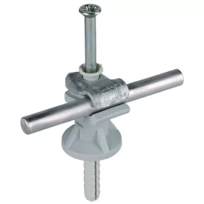   DEHN 250000 Suport pentru cablu DEHNfix St/tZn / plastic gri pentru Rd 6-10 mm, H 30 mm, cu dibluri de fixare 8x45 LH DFI DQ 6.10 STTZN H30 GR