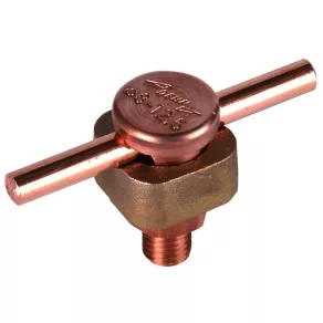   DEHN 300017 Conector KS M12 din aliaj de cupru roșu pentru diametre de 8-12,5 mm, model KSV 8.12.5 CU dintr-o singură piesă