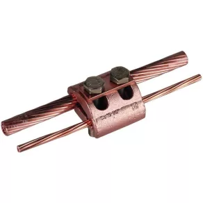   DEHN Conector paralel din cupru pentru diferite diametre Rd 5-12,5 mm / 16-95 mm² 306100 PV 5.12.5 SKM8X45 CU