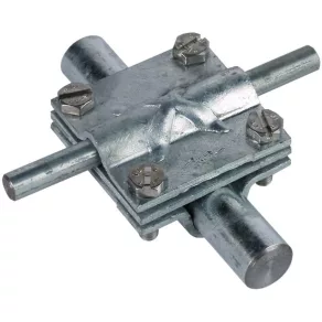   DEHN 316163 Clema de legătură transversală St/tZn Rd 16/8-10 mm – pentru Rd 16/Fl 30 mm cu placă intermediară KS 16 8.10 FL30 OV ZP STTZN