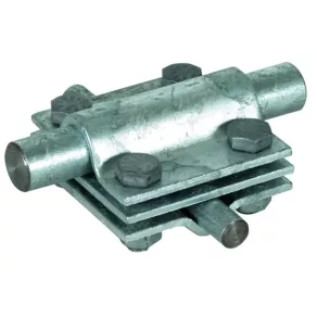   DEHN Clema de legătură transversală St/tZn Rd 8-10/16 mm – pentru Rd 16/Fl 30 mm, cu placă intermediară 319202