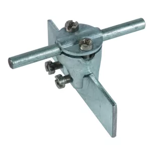   DEHN Clemă cu cap de corc ZG, interval de prindere 0,7–6 mm, cu dispozitiv de strângere cu două șuruburi, pentru Rd 7–10 mm, 365000 FK ZS 7.10 KBF0.7 6 ZG