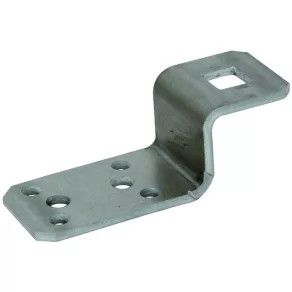   DEHN 377005 Clemă de conectare în formă de Z din aluminiu, cu orificiu de 11 mm pentru fixare cu nituri sau șuruburi AL ZF B11.11 B5.2 6.5 L81 AL