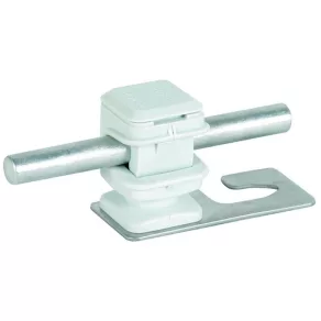   Dehn 204906 Suport pentru șină de acoperiș pentru acoperișuri din tablă ondulată, profil 5/8 cu DEHNsnap, 8 mm NIRO/plastic gri, DLH DS 8 H16 WPRO5 8 GR V2A