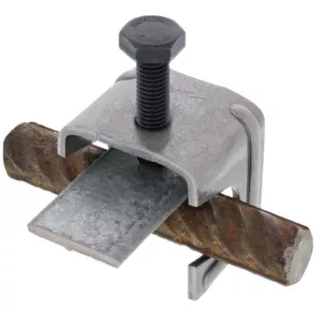   DEHN 308030 Clemă de legătură din oțel/oțel negru pentru armături de beton cu diametrul Rd 6-22 mm și lungimea Fl 40 mm, VK A R22 F40 STBL