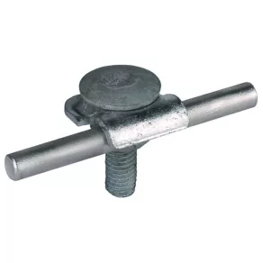   DEHN 390150 Clemă pentru Rd 6-10 mm, St/tZn, cu șurub pentru balama și piuliță M10, KB 6.10 FRM10X35 STTZN