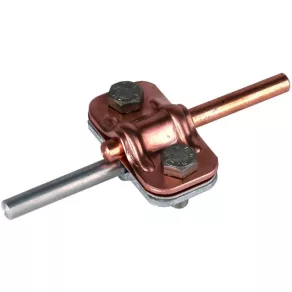   DEHN 460517 Clemă de decuplare UNI din două metale Cu-St/tZn pentru 2 x Rd 8-10 mm ZMTK 8.10 8.10 CU STTZN