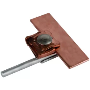   DEHN Clemă din două metale (Cupal) St/tZn-Cu, interval de prindere 0,7-8 mm, pentru Rd 6-10 mm 365117 ZMFK KB 6.10 KBF0.7 8 STTZN CU
