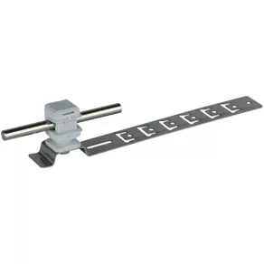   DEHN Suport pentru cablu de acoperiș UNIsnap NIRO/ plastic gri, H 16 mm, Rd 8 mm, cu placă de sprijin perforată, L 205 mm, 204149